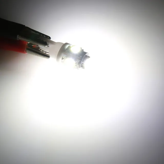 LED white car bulb - 10 pieces