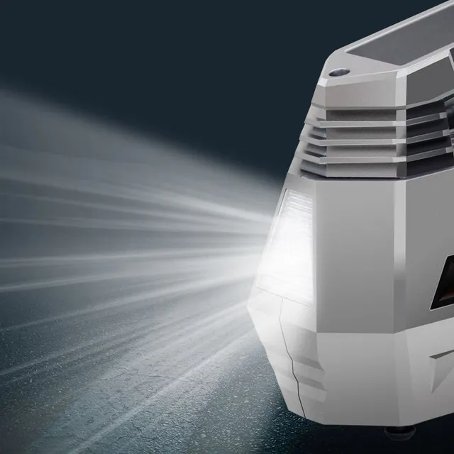 Automatický kompresor s digitálnym manometrom, 150 PSI, LED svetlo - pre autá, motocykle, bicykle a ďalšie