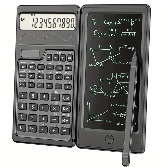 Składany kalkulator naukowy 10 cyfer z blokiem uwagi: