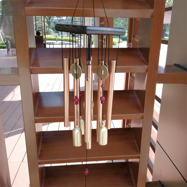 1 pc Hinged wind chimes with aluminum pipes