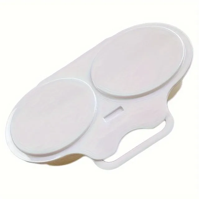 Microwave egg poacher - round plastic omelet tool