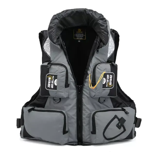 Rescue vest for adults with adjustable lift for water sports