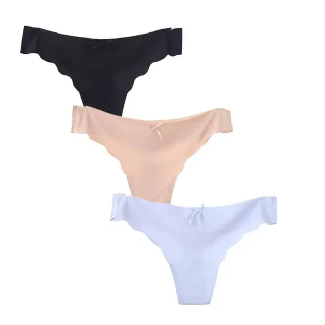 Women's Seamless Panties Thong © 3pcs