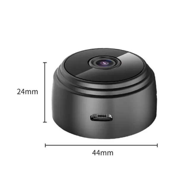 Miniatűr A9 WiFi 1080P HD hálózati kamera hangrögzítéssel és éjjellátással az intelligens otthoni biztonsághoz