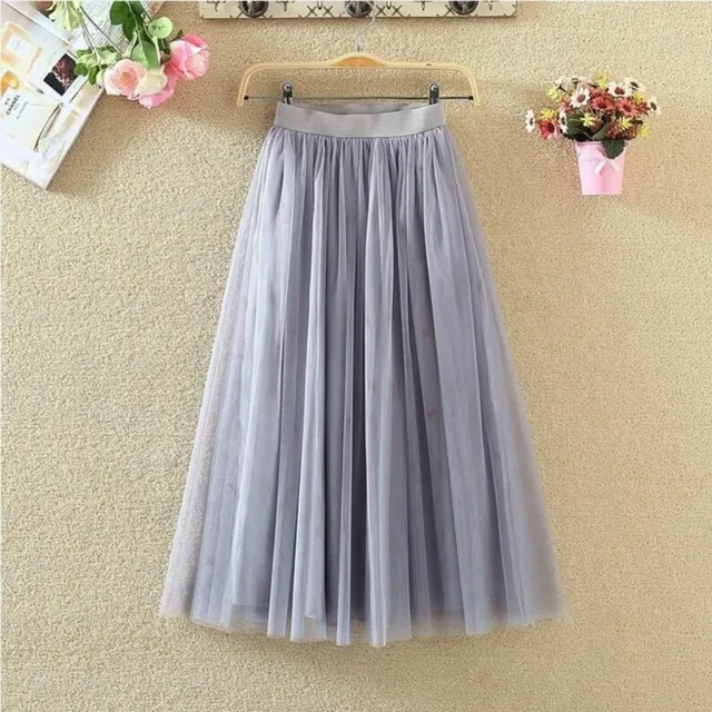 Ladies elegant tulle skirt in different colours