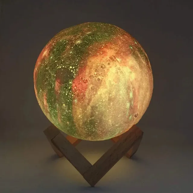 Luksusowa lampa księżycowa 3D Sky