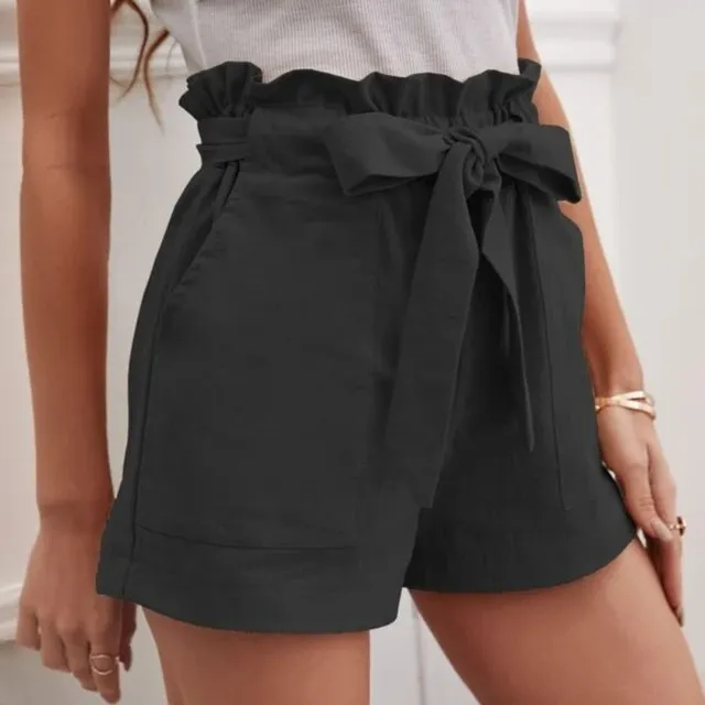 Women's stylish shorts with a bow in different colours