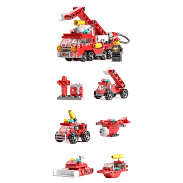 Hermoso juego de construcción para niños BOMBEROS