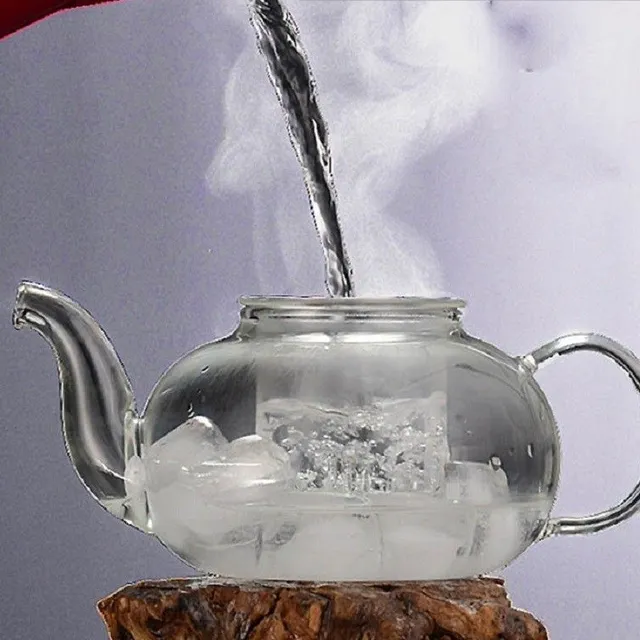 Glass teapot C116