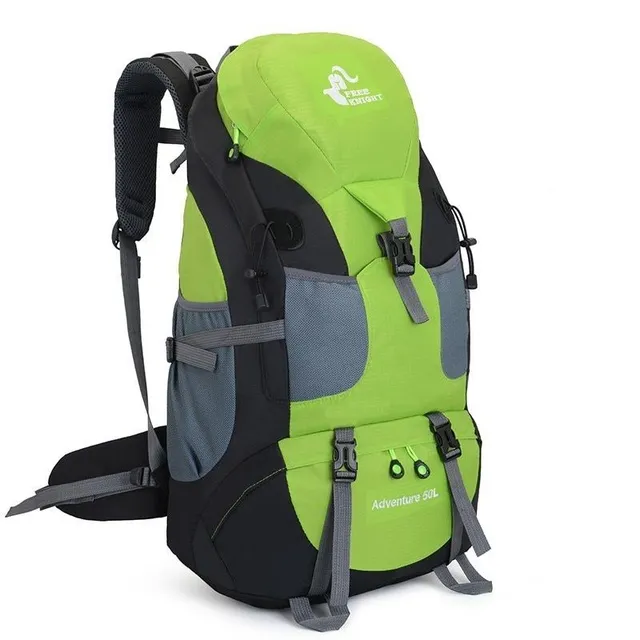 Large waterproof backpack for hiking