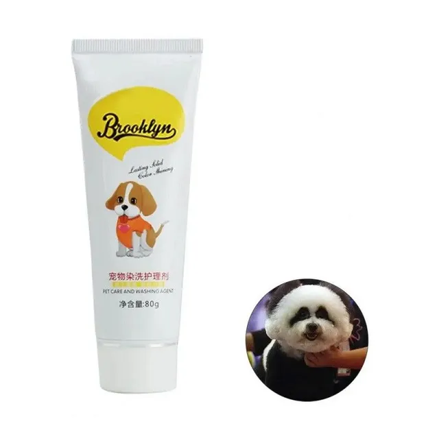 Hair color for dogs and cats Hair coloring cream 80 g Pets accessories