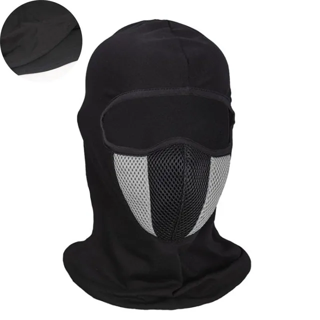 Breathable motorcycle hood in various designs