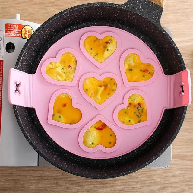 Breakfast silicone frying form