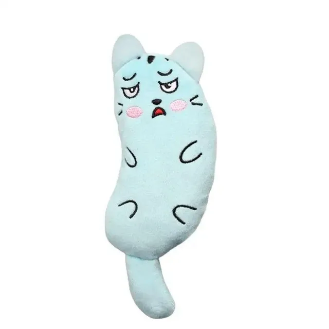 Pillow Catnip 16 x 5.5 cm Pillow for cats to play in cat shape Cute toy for cats Pillow biting toy Chewing pillow for cats