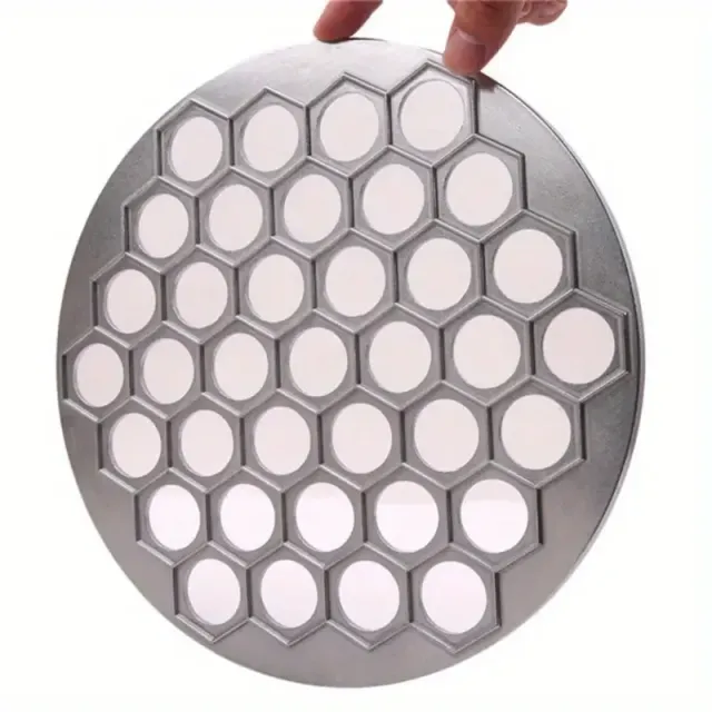 37-hole aluminum ravioli maker - easy home form for dumplings for delicious food, kitchen utensils safe