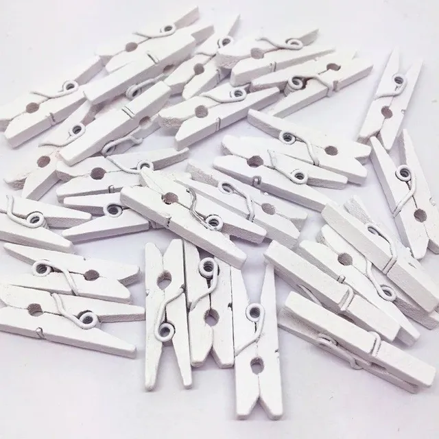 Wooden pegs for underwear 50 pcs