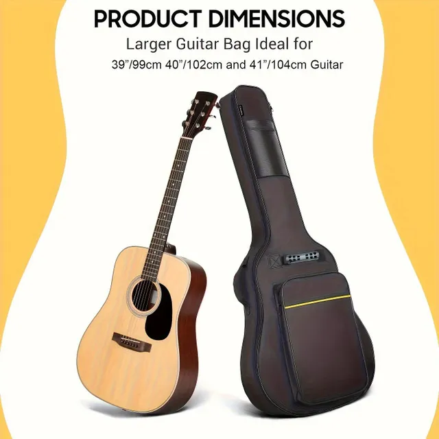 Funda clásica para guitarra con relleno de espuma de 0,89 cm