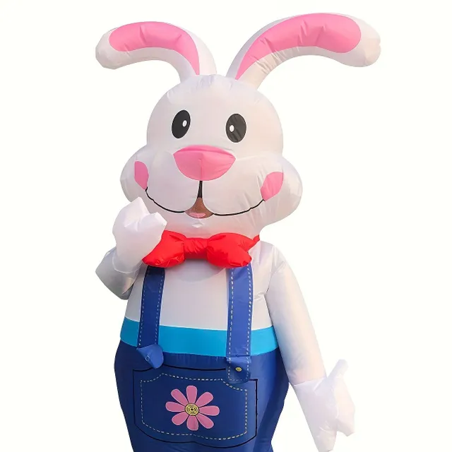 Zábavný nafukovací kostým zajačik pre mužov - ideálny pre večierky a oslavy