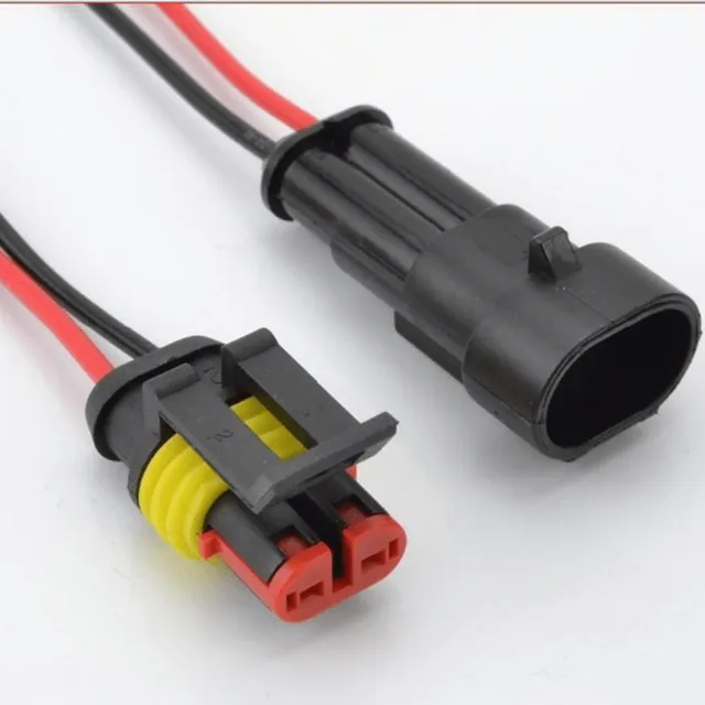 Waterproof Hid connectors, 1/2/3/4pin for electrical installation of vehicles, conductor connector, truck cabling