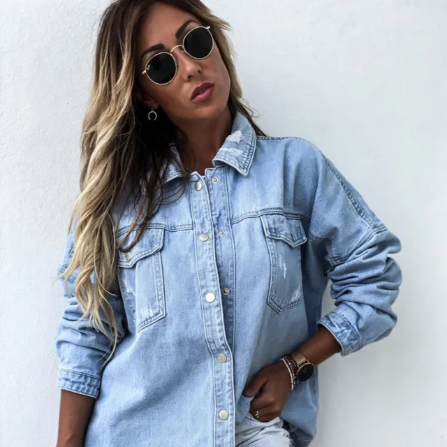 Women's Long Denim Jacket