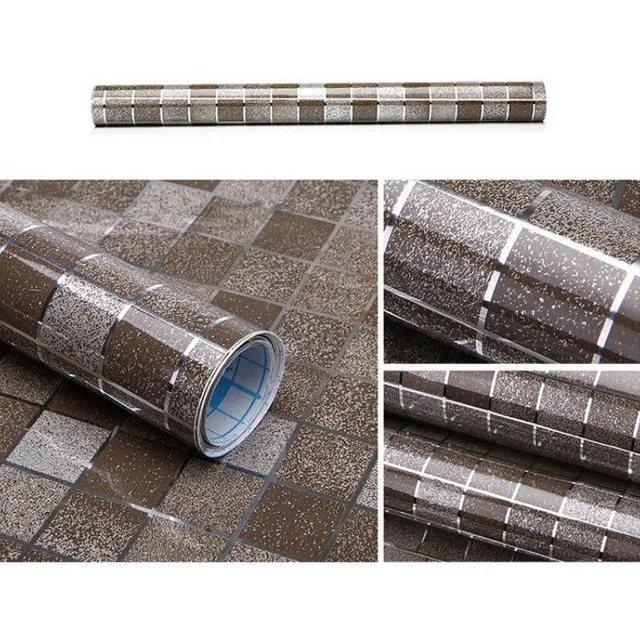 Self-adhesive waterproof foil into the kitchen and bathroom - a selection of 4 mosaic colors