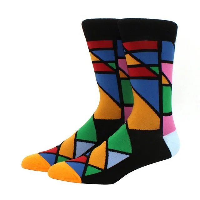 Funny colorful men socks for winter