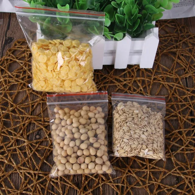 Plastic resealable bag | 100 pcs