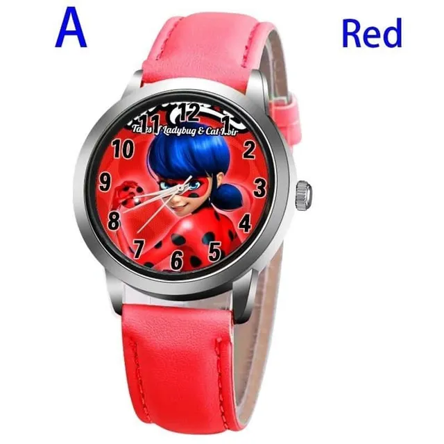 Girls wrist watches | Ladybug a-red-2