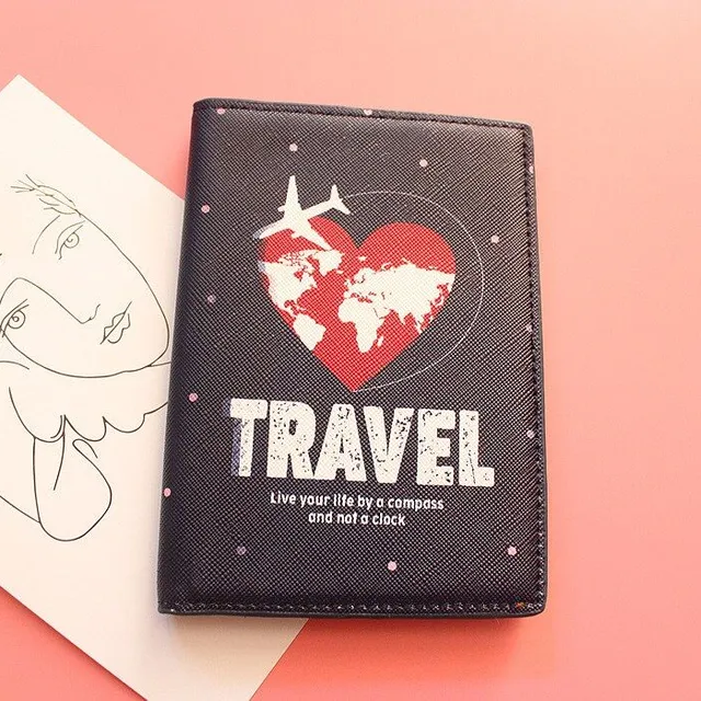 Decorative case for passport Pinkie