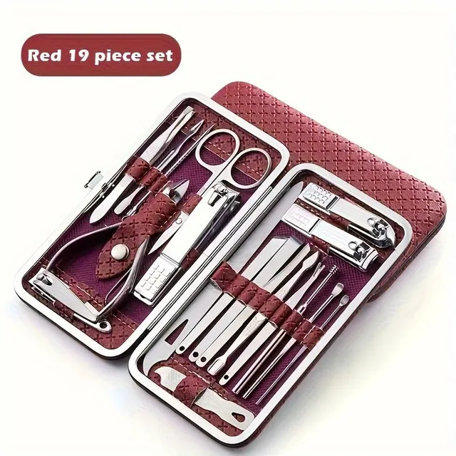 Stainless steel set for manicure and nail art