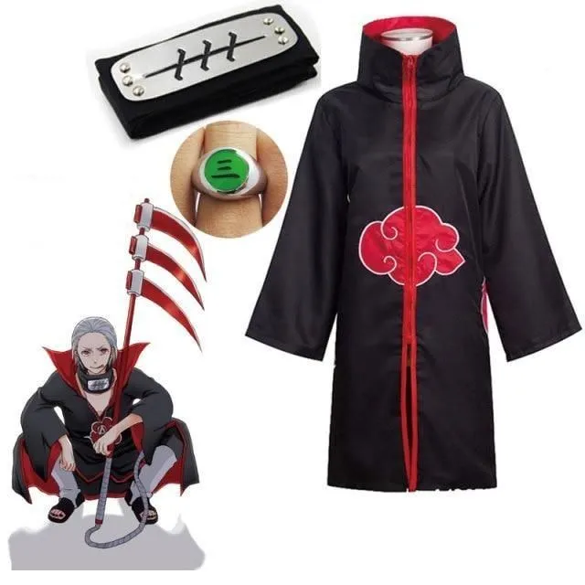 Naruto Akatsuki costum de Halloween hidan 135