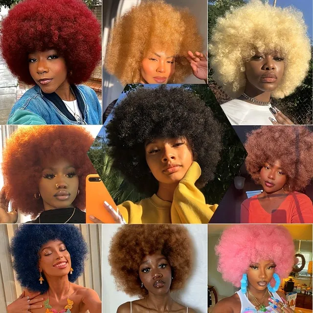 Afro wigs of the 1970s and 1980s