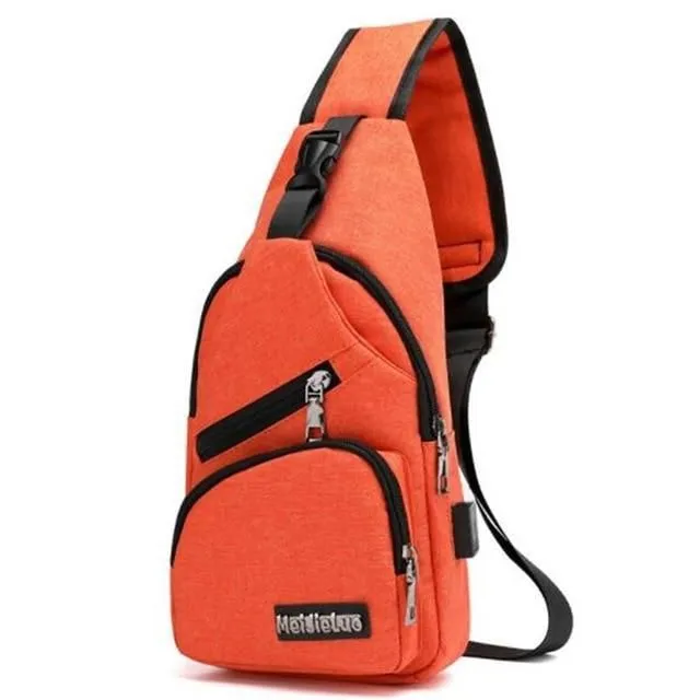 Backpack with USB charger