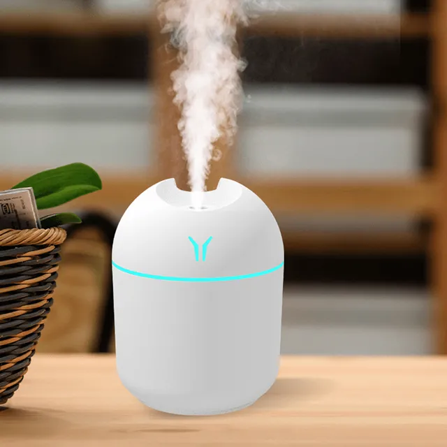USB color humidifier air, aromatherapy diffuser and night light - for home, car and bedroom