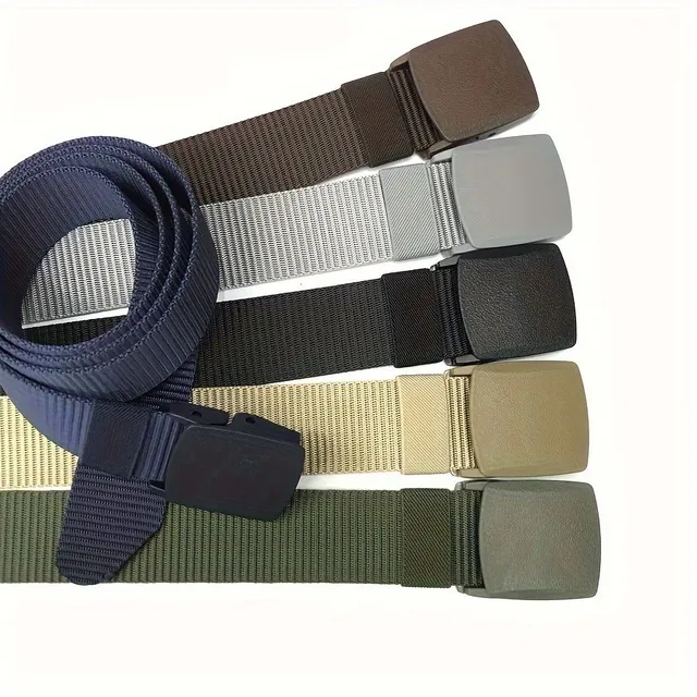 Universal nylon belt without metal buckle for students, youth and active people