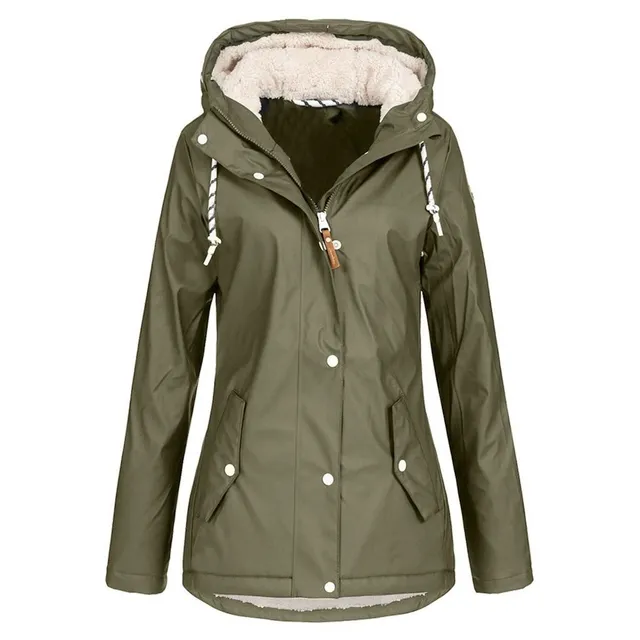Waterproof insulated jacket for women