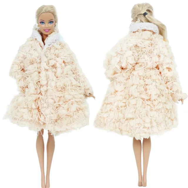 Puha kabát Barbie baba 2