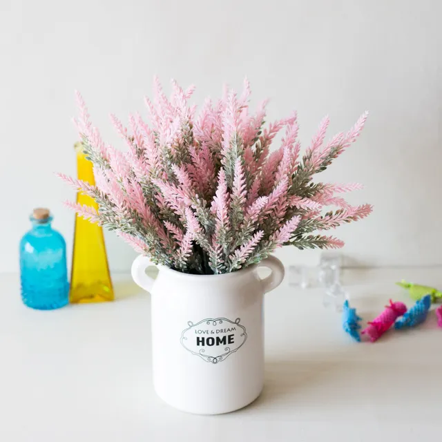 Beautiful artificial lavender decoration