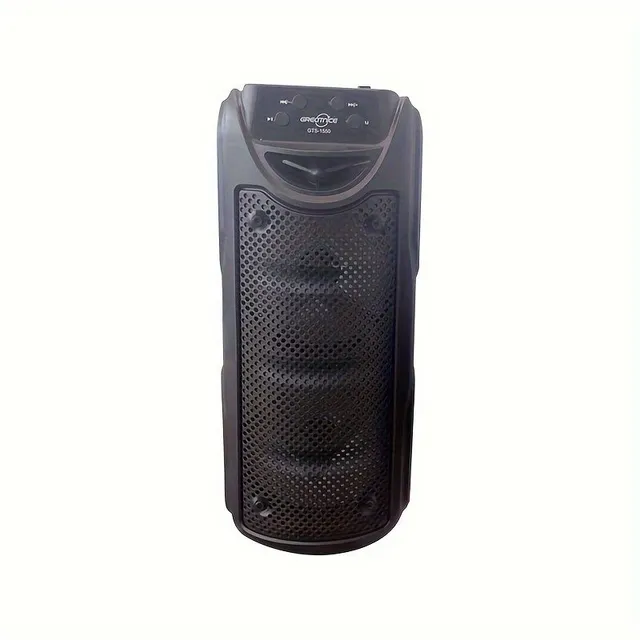 Large wireless speaker with LED light and microphone