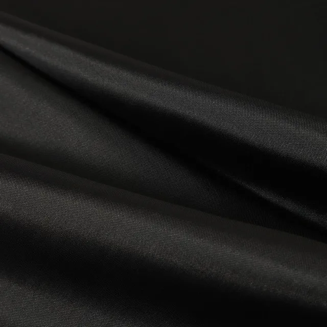 Modern stylish black shower curtain