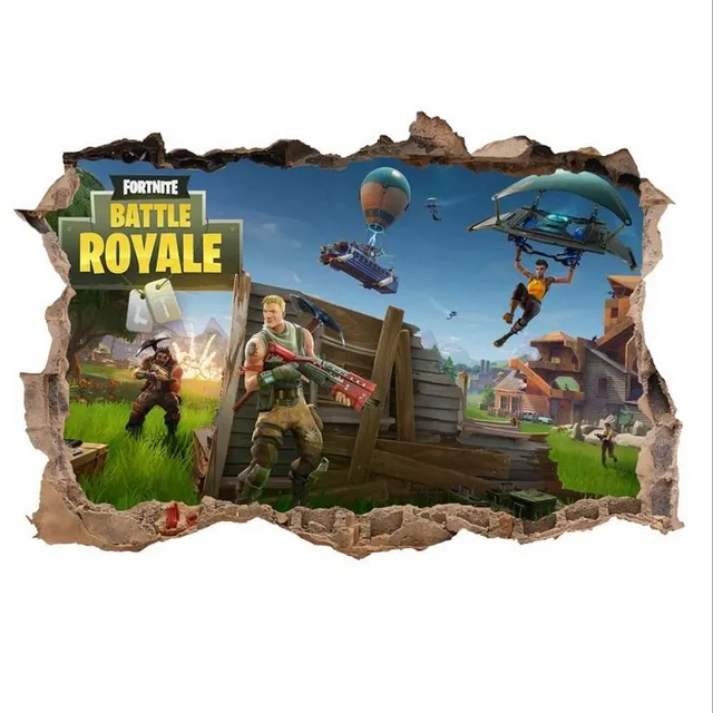 Stylish stickers with themes of the popular game Fortnite