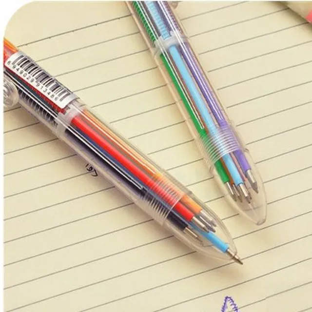 Multicolor ballpoint pen 6v1