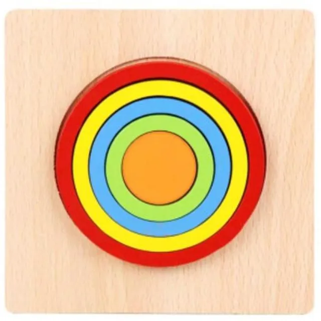 Children's wooden puzzles - various types