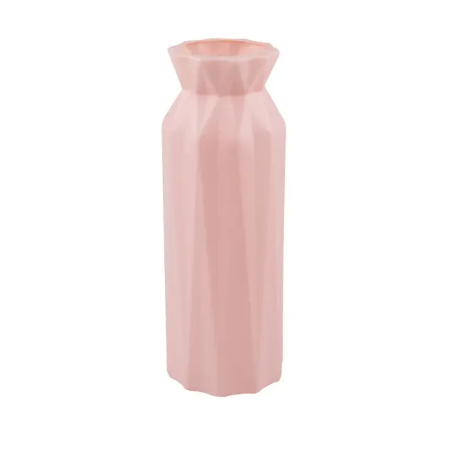 Modern vase in various shapes made of durable unbreakable material - more variants