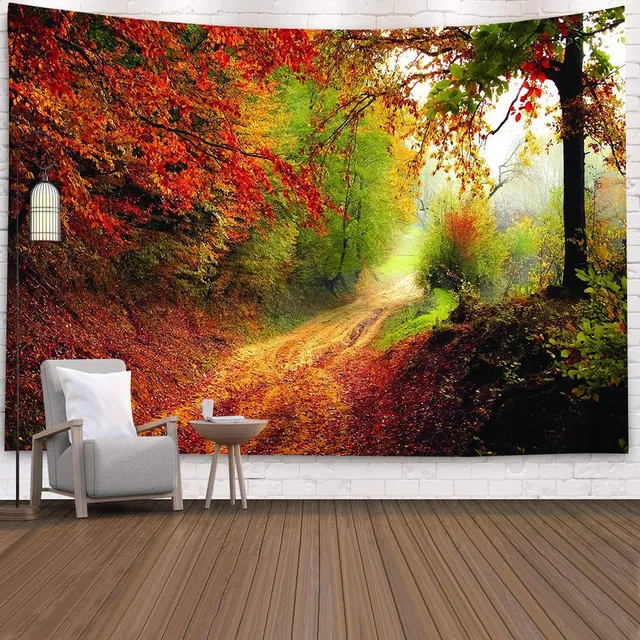 Wall tapestry with nature theme