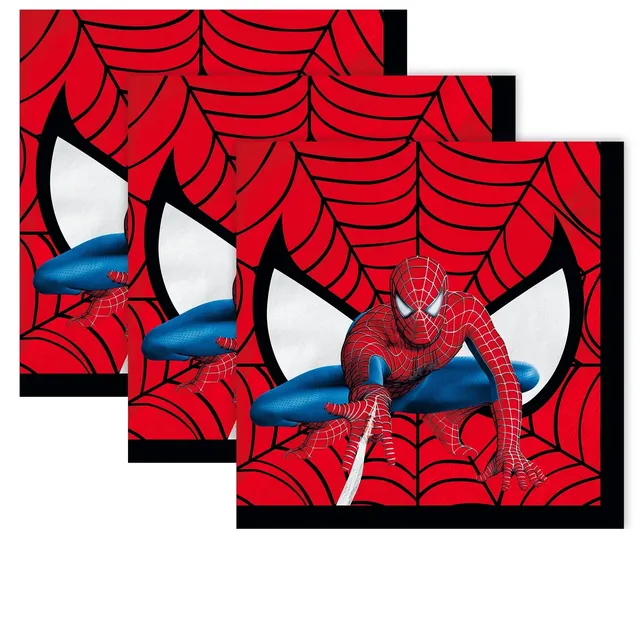 Set di accessori e palloncini per il compleanno con motivi del popolare eroe Spider-man