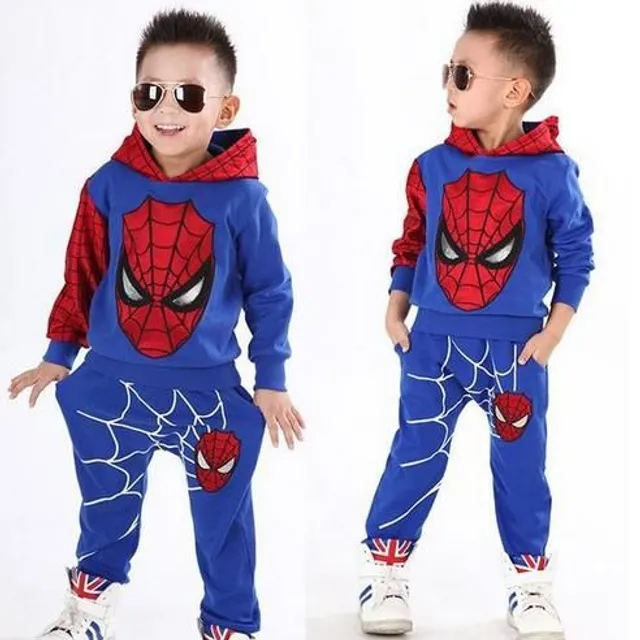 Set de trening pentru copii cu design stilat cu motiv - Spider-Man