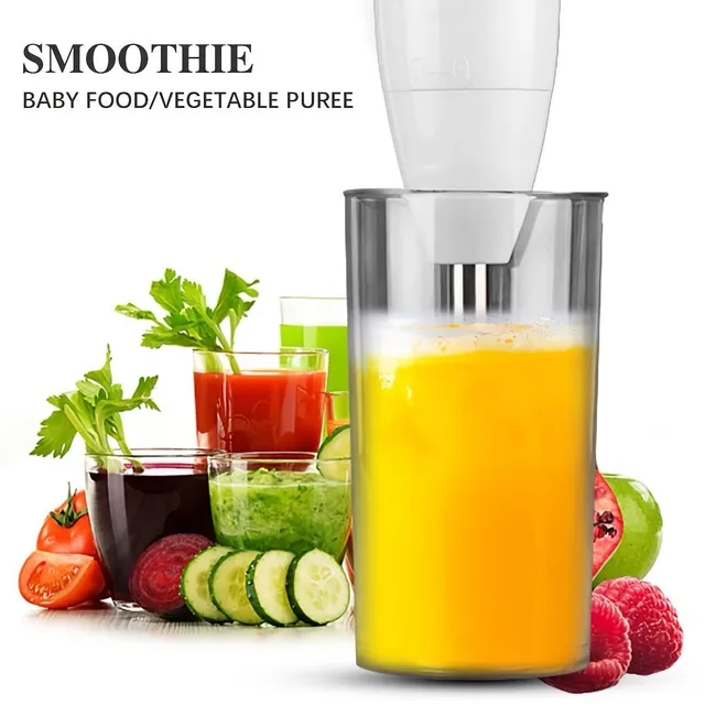 1pc Miniature electric blender, crusher, juicer and whipped creamer in one - for kitchen and household