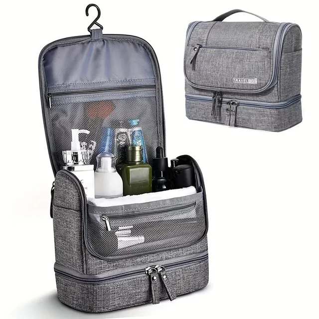 Travel bag for cosmetics - Dry and wet separation, Portable toilet bag, Cosmetic bag, Laundry and travel care kit