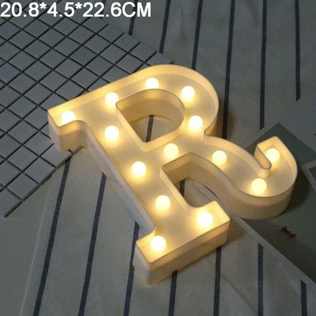 LED light letters